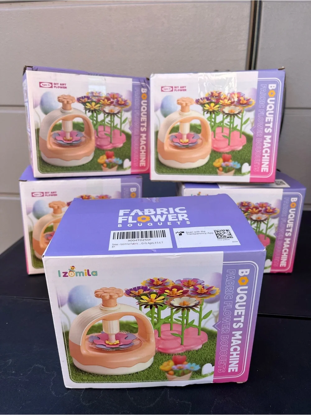 Fabric Flower Bouquet Craft Kit, DIY Arts & Crafts Toy for Kids, Creative Flower